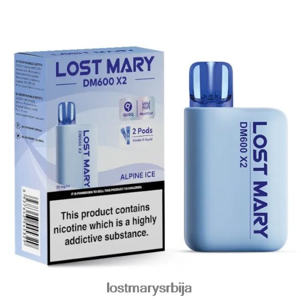 Lost Mary Price- лост Мари дм600 к2 вапе за једнократну употребу алпски лед FRVFV4186